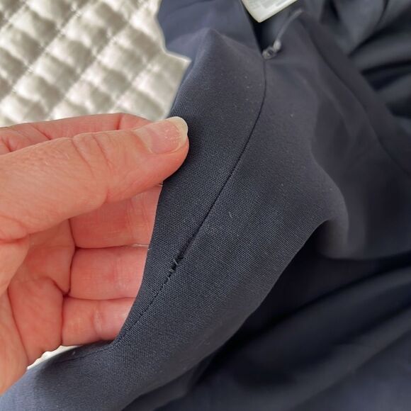 MaxMara Navy‎ Blue Pencil Skirt Size 10 - Picture 7 of 9